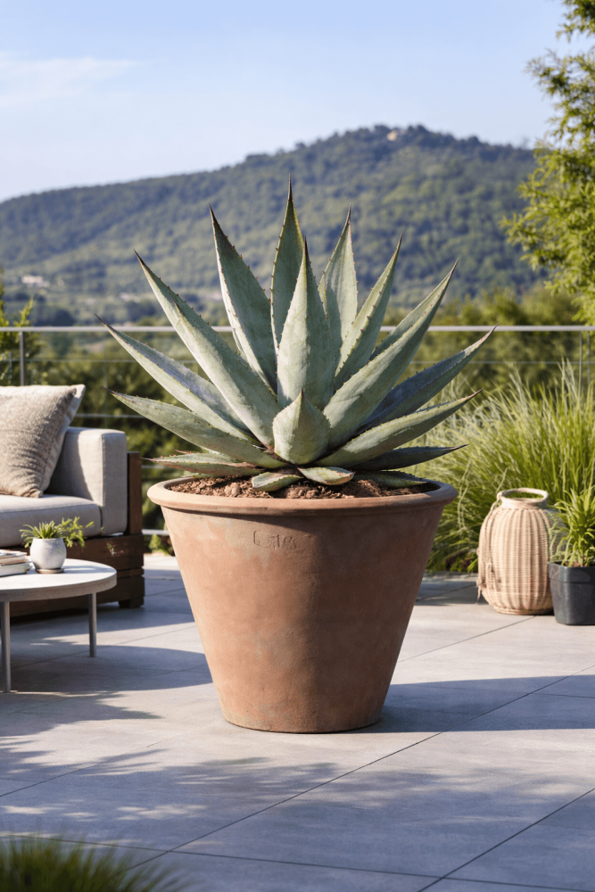 Pot en terre cuite moderne d’Impruneta – Vaso Lory